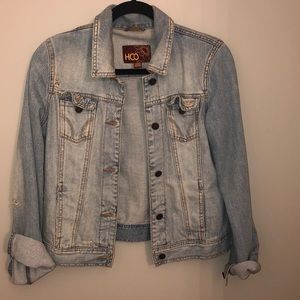 Hollister Jean Jacket Distressed